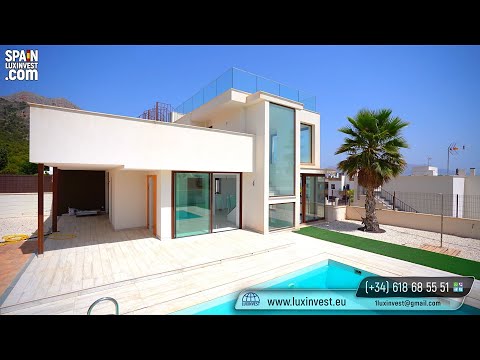 Real estate in Spain/Buy a high-tech house in Benidorm/New buildings on the Costa Blanca/Polop