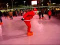 Drunken Santa Ice Skating