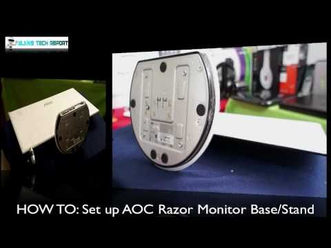 how to adjust aoc screen