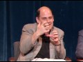 An audience member compliments actor Vincent Kartheiser (Pete Campbell) on his body language skills. Series creator/executive producer Matthew Weiner talks about how intimidating Vincent can be. Vincent explores how to blackmail someone.
