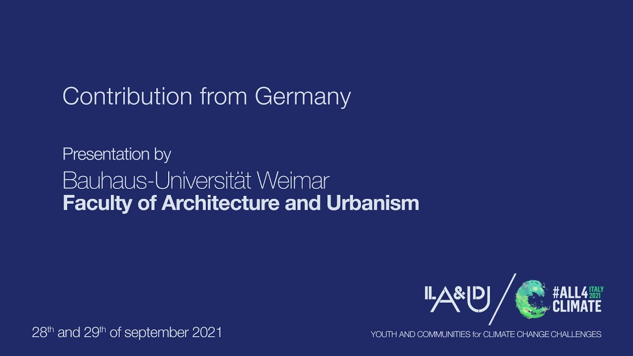 Bauhaus-Universität Weimar - Faculty of Architecture and Urbanism - Germany