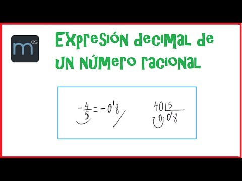 Vídeos Educativos.,Vídeos:Expresión decimal de fracción