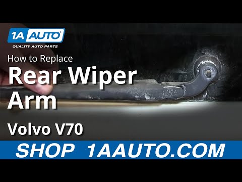 How To Install Remove Rear Window Wiper Arm Volvo V70 Wagon