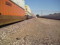 BNSF Dash 9-44CW #5313 slowly moving through Merced with a nice crew!