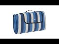Picknickdecke blau mit Streifen