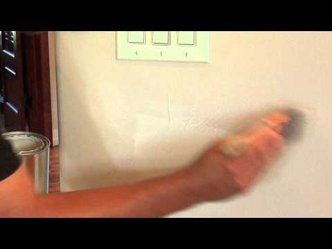 how to touch up wall paint