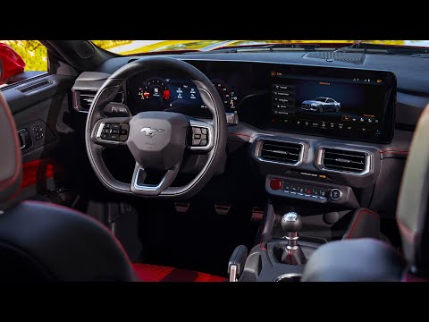 NEW 2024 Ford Mustang INTERIOR / Modern, Hi-Tech Cabin