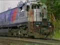 SEPTA U34CH Passenger Trains at Belmont Jct