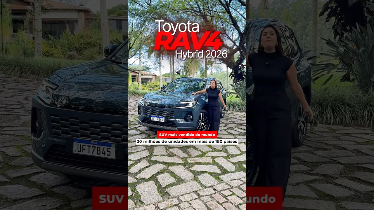 Novo RAV4 Hybrid S  parte de R$ 317.190! Vídeo completo no canal #rav4 #giubrandao