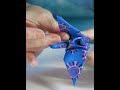How to fold a sheet of polymer clay into the classic origami form.