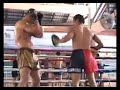 Tough training of James Irvin at Fairtex Bangplee