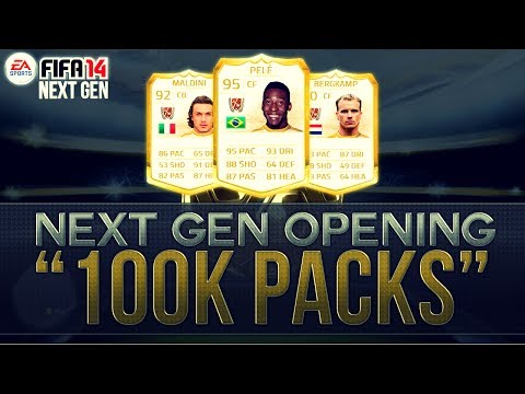 FIFA 14 Ultimate Team LEGENDS Pack Opening | 10X 100K PACKS #FUTLEGENDS
