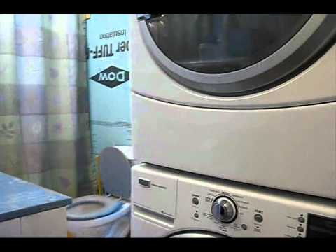how to vent stackable washer dryer