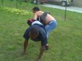 Backyard wrestling!!
