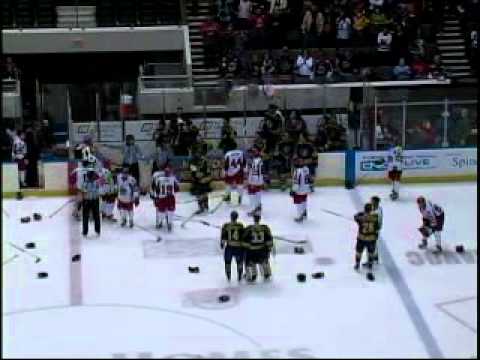 Poor officiating leads to donnybrook in Huntsville!