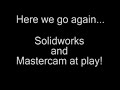 cnc Guitar II solidworks mastercam