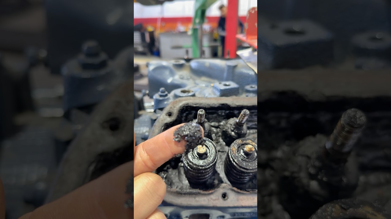 Olha a Borra que o óleo Mineral Faz 🫠