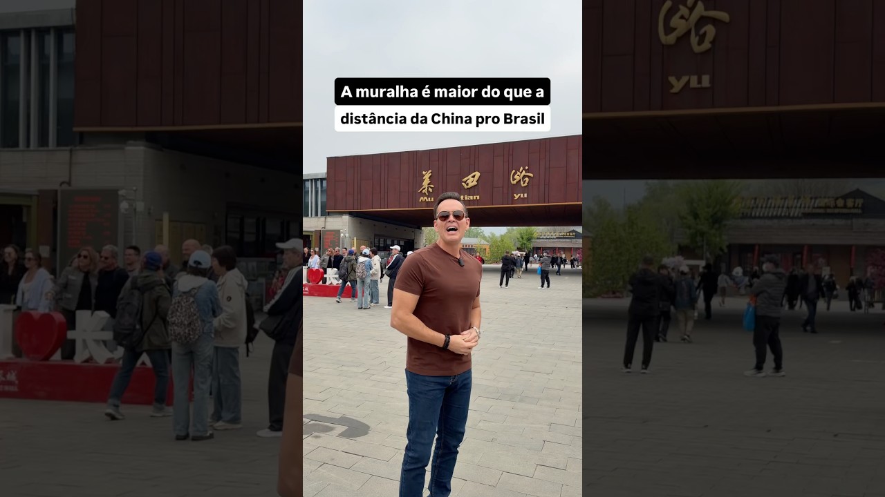 A muralha é maior do que a distância da China pro Brasil