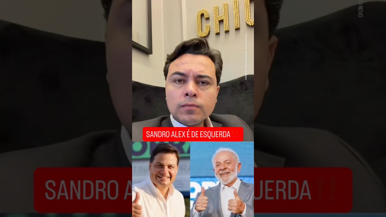🚨SANDRO ALEX (PSD) FOI NA POSSE DO LULA EM 2023
