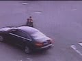 Near miss: Toddler's lucky escape after toy motorbike nearly crashes on road in China