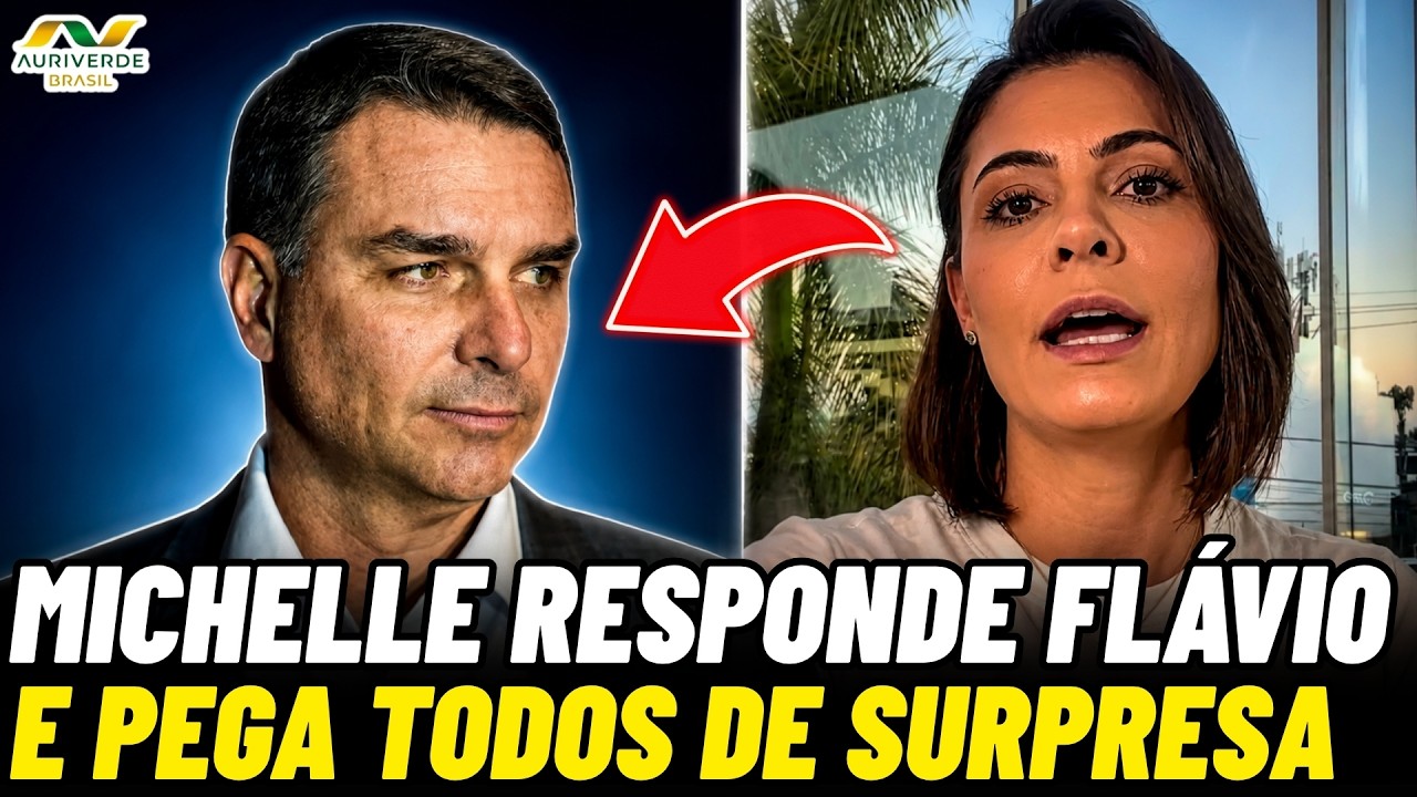 Michelle quebra o silêncio e aceita pedido de desculpas de Flávio