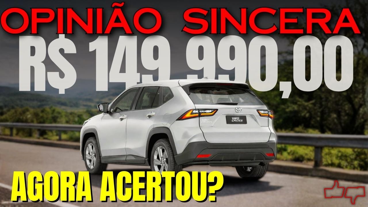 YARIS Cross mais BARATO vale a pena? Toyota acertou? Comparativo WR-V, Nissan Kait e Peugeot 2008