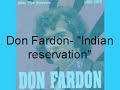 Don Fardon- Indian reservation (Lyrics)