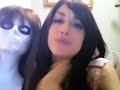The Miley and Mandy Show!!!! Is my makeup to dark? part2