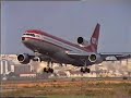LTU L-1011 landing at Faro, Portugal