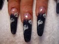 3D nailart on stiletto nails