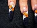 3D nailart on stiletto nails