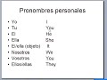 inglés pronombres