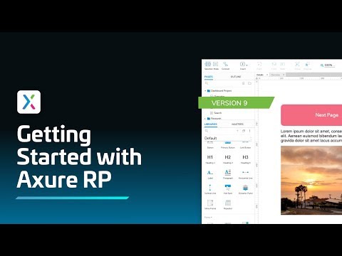Getting Started with Axure RP 9