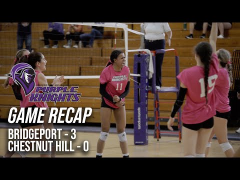 Bridgeport Women's Volleyball vs Chestnut Hill | Game Recap thumbnail