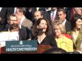 Rep. Michele Bachmann (R-MN) At House Call On Washington Health Care Press Conference 11-5-09