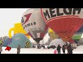Raw Video: Colourful Balloons Fill Polish Skies