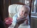 Cooper's First Food