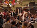 Dave Trickett conducting the Scout Band at Bacup GC  Xmas05