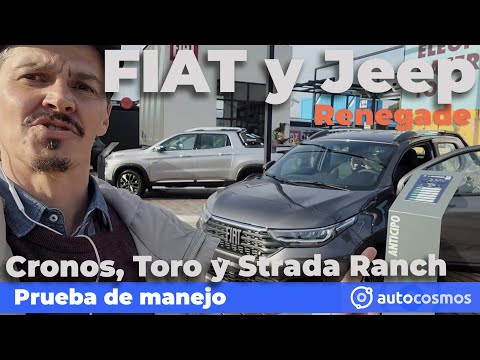 FIAT Cronos, Strada CVT, Toro Ranch y Jeep Renegade