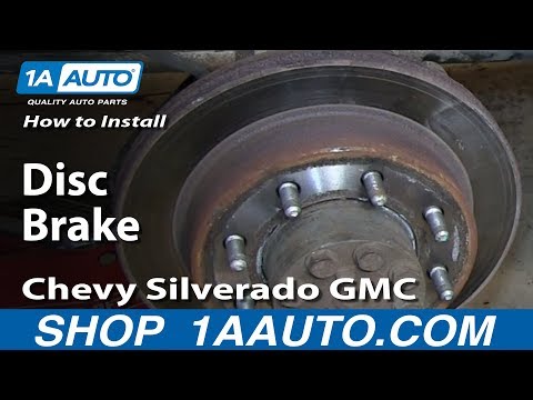 How To Install Replace Rear Disc Brake Calipers Chevy Silverado GMC Sierra