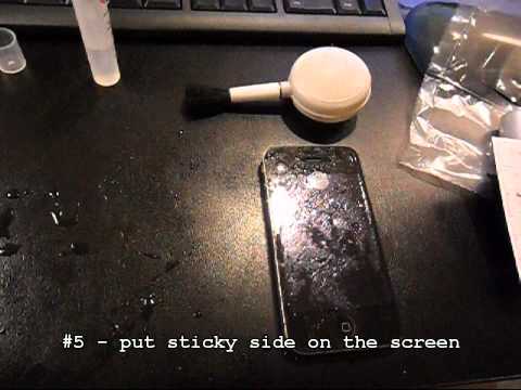 how to remove iphone 4 screen