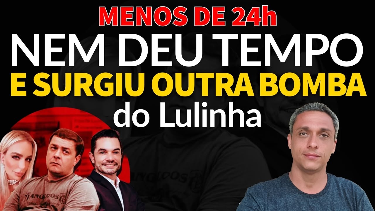 NÃO É POSSÍVEL!! Mais um ESCÂNDALO do LULINHA em menos de 24 horas