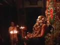 Night kirtan and offerings in Prabhupada Samadhi Mandir