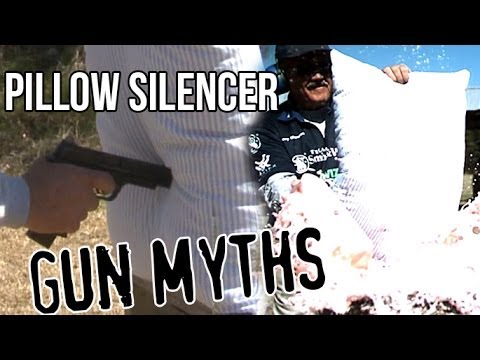 Silencer - Jerry uses a S&W M&P 9L to test the myth that you can use a pillow as a mock silencer. Ammunition used is Hornady 115gr Critical Defense flex tip. http://www...