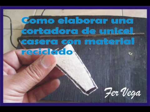 cortadora - comparto este tutorial de como hacer una cortadora de unicel casera con material reciclable..sale muy economica y puedes cortar tus figuras de unicel ( frigo...