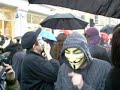 April 12th London Scientology Protests - IT R RAINING