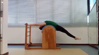 Variação do Backward Stretch Hanging