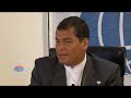 entrevista a rafael correa presidente de ecuador