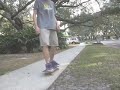 Finger flip, kickflip grab, and some shifty ollie thing.