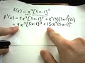 Derivatives - Product + Chain Rule + Factoring